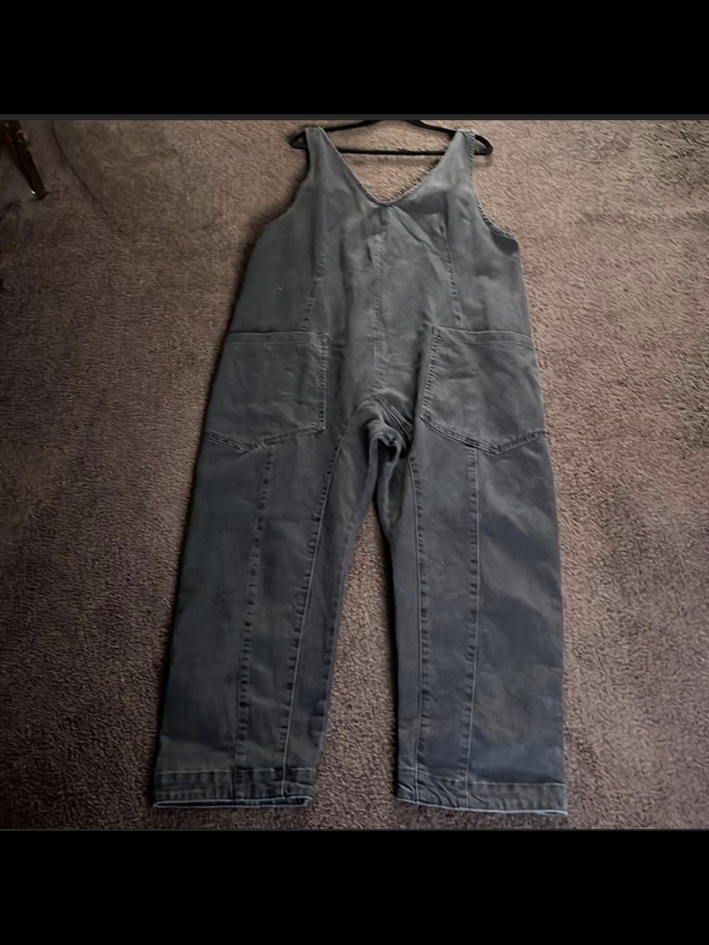 We The Free Washed Black High Roller Jumpsuit - Picture 2 of 4